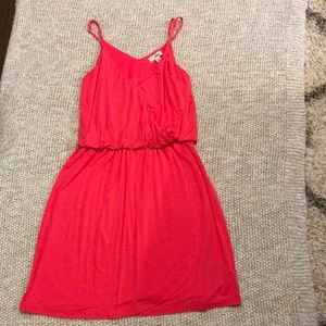 Coral summer dress